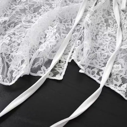 Women Lace Embroidered Cover Up | Lace Skirt | Hip Scarf