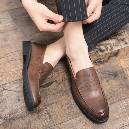 Men Business Leather Shoes | Dress Shoes | Wedding | Homecoming Shoes | Lightweight Shoes