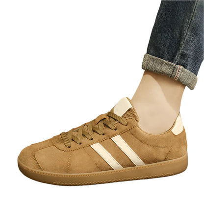 Men Casual Leather Oxford Shoes | German Training Board Shoes | Classic Leisure Shoes