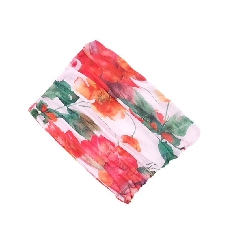 Women Summer Floral Strapless Tank Top
