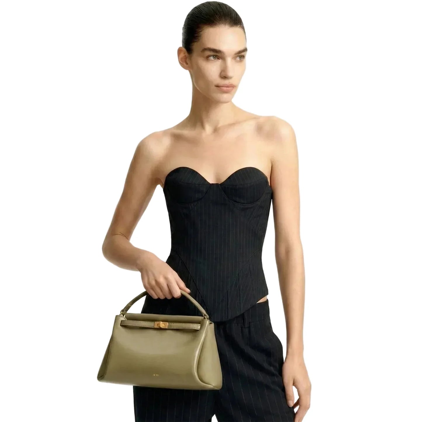 Women Leather Small Bag | Crossbody Purse | Top Handle Bag | Shoulder Satchel Bag | Square