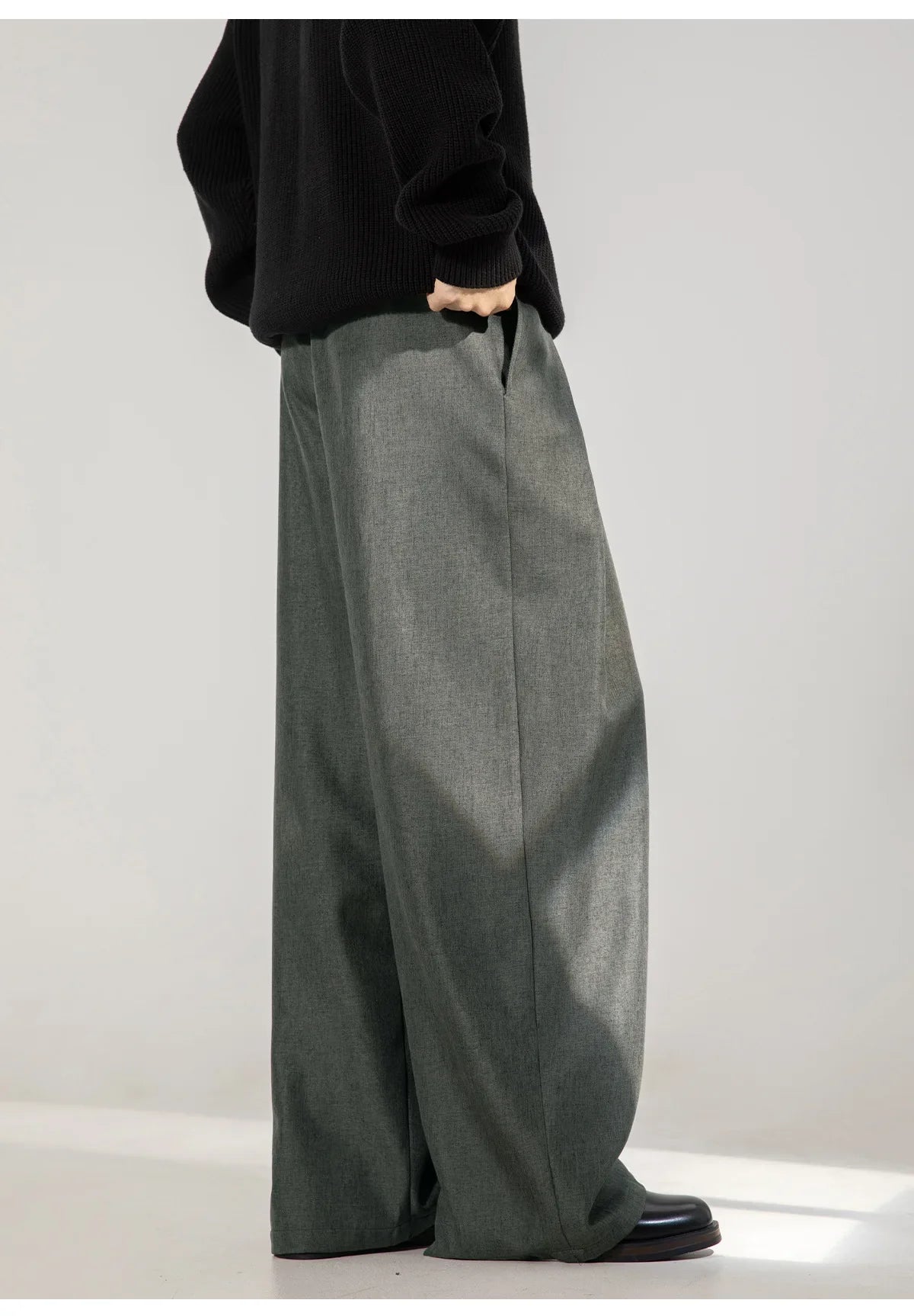 Men Dress Pants | Casual | Flare Trousers | Draped | Straight