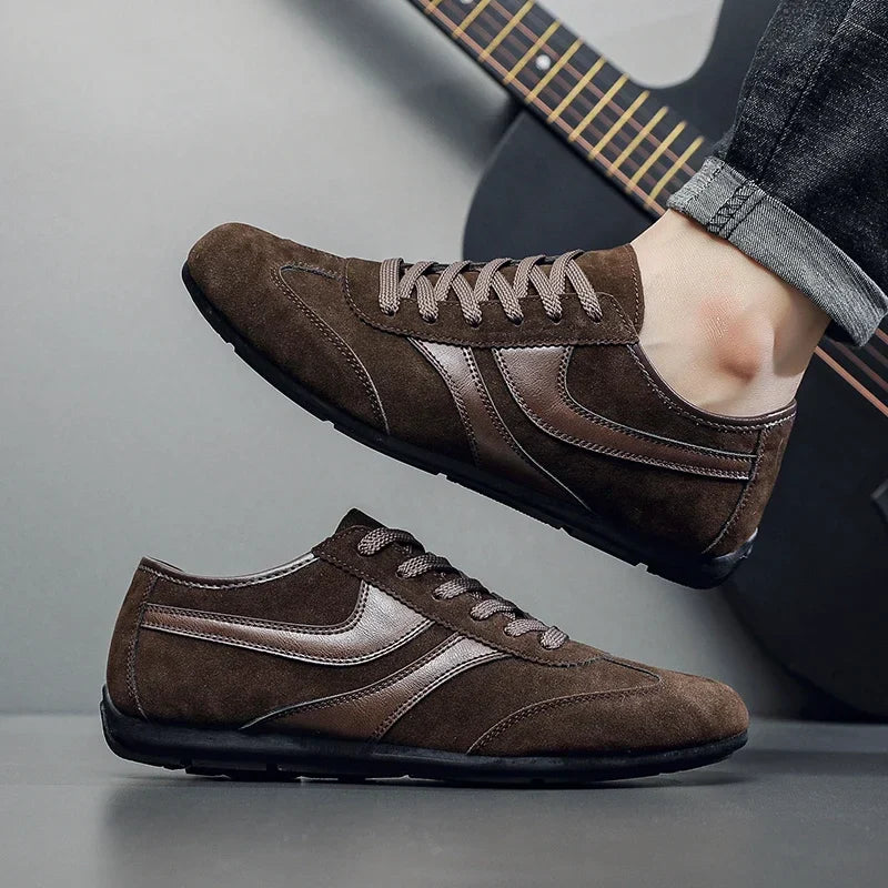 Men Casual Suede Sneakers | Comfortable | Non-Slip | Running Shoes | Breathable | Lightweight | Slip-On
