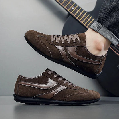 Men Casual Suede Sneakers | Comfortable | Non-Slip | Running Shoes | Breathable | Lightweight | Slip-On