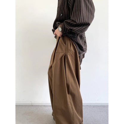 Men Wide Leg Pants | High Waist | Straight | Loose | Casual Pants