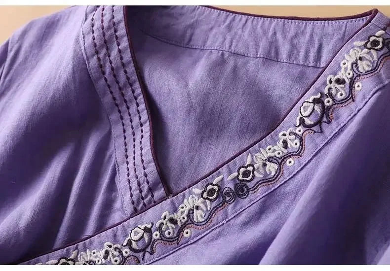 Lotus™ | Relaxed Pattern Breeze Blouse