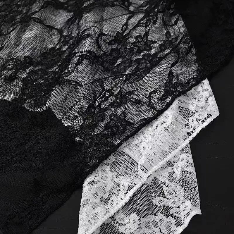 Women Lace Embroidered Cover Up | Lace Skirt | Hip Scarf