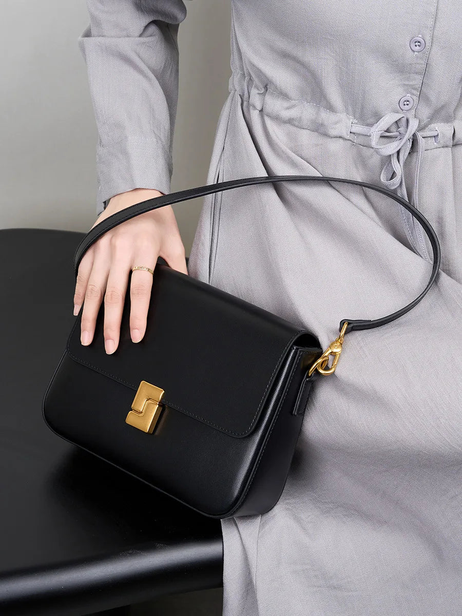 Women Leather Satchel Shoulder Bag