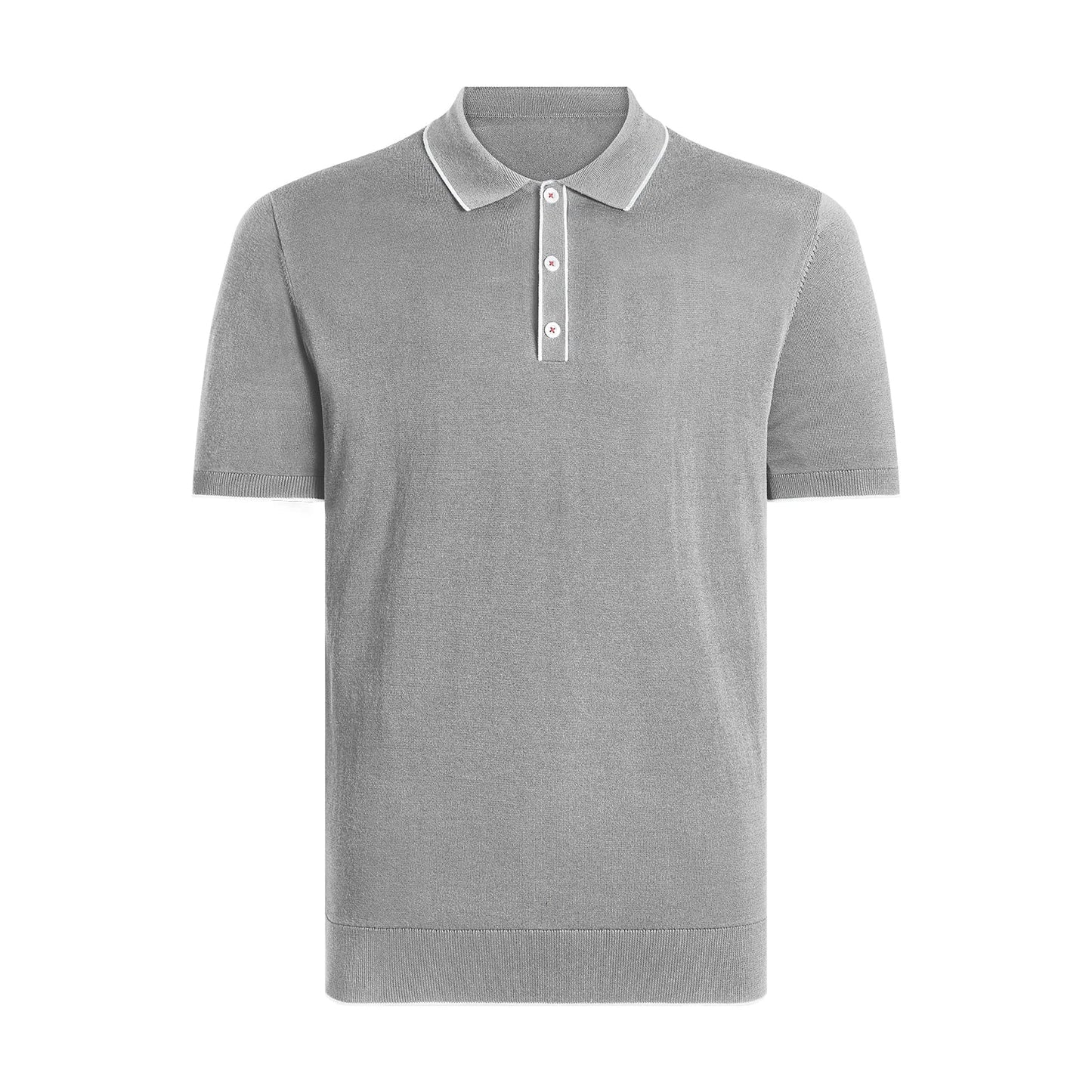 Men's Polo Shirt | Classic Polo Shirt | Business Casual Cotton Polo Gray