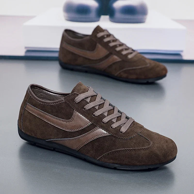 Men Casual Suede Sneakers | Comfortable | Non-Slip | Running Shoes | Breathable | Lightweight | Slip-On