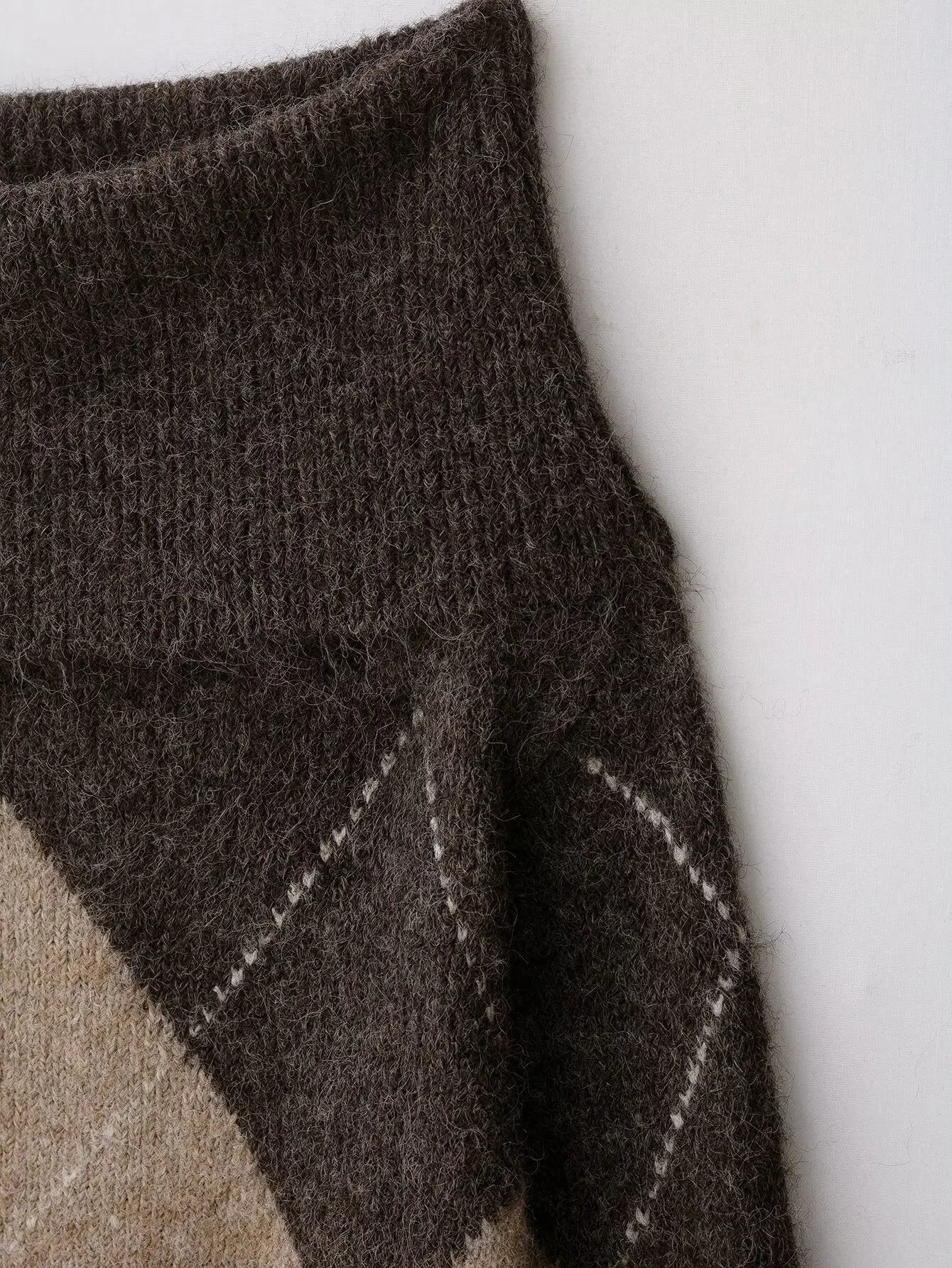 Woman Knitted Pullover | One-Shoulder | Long Sleeved | Casual Cropped Sweater | Off Shoulder Sweater Top