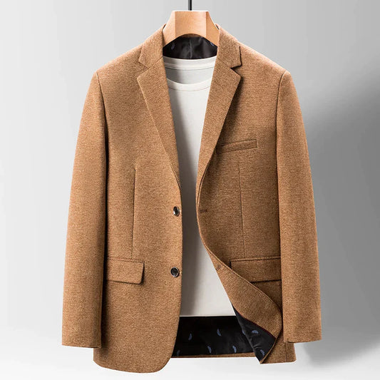 Blazer Men British Style | Casual Suit Fitted