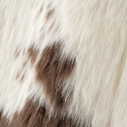 Women Winter Animal Print Fur Coat | Thick Warm Long Coat