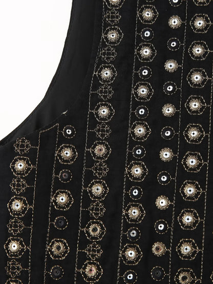 Celestia™ | Sequin Pattern Boho Vest