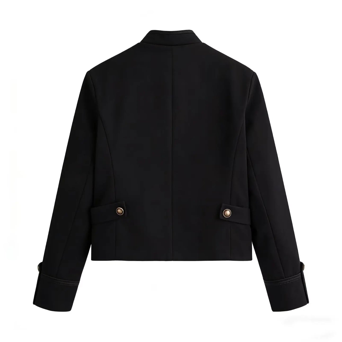 Women Rope Knot Button Jacket | Long Sleeves | Napoleon Jacket