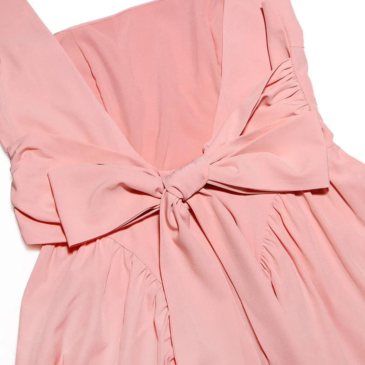 Women Mini Backless A Line Dress | Summer Bow Dress
