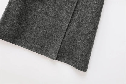 Women Wool Coat With Belt | Double Breasted | Woolen Coat | Trench Coat