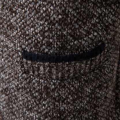 Men's Knitted V-Neck Wool Sweater | Casual Knit Cardigan | Winter Sweater