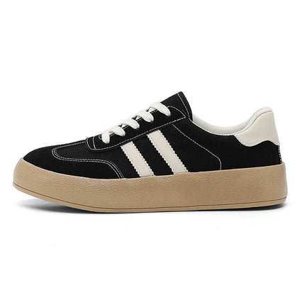 Men Suede Sneakers | Skateboard Shoes black