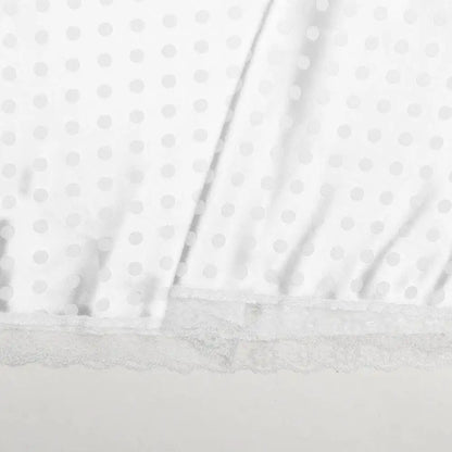 Women Polka Dot Lace Skirt | High Waist | Mini Skirt
