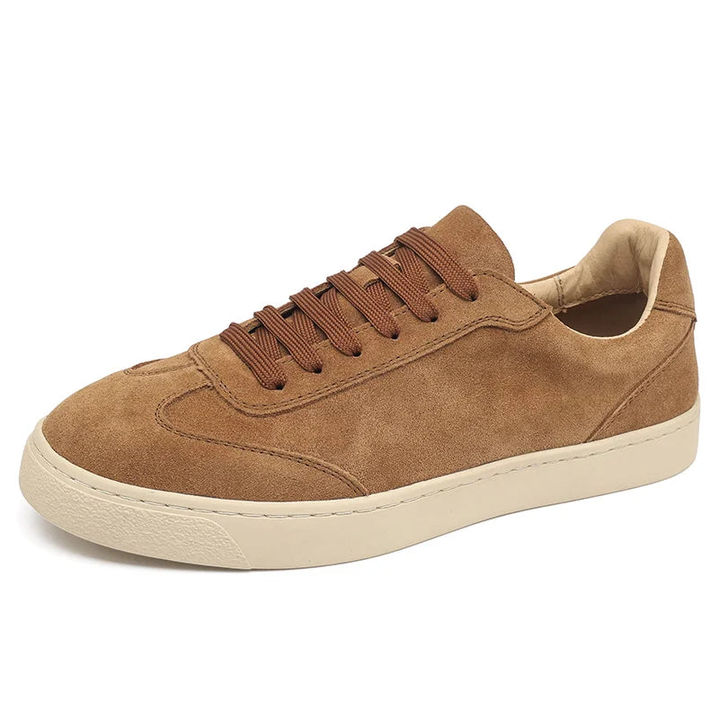 Men Leather Sneakers | Casual Shoes | Sports | Non-Slip Trainers