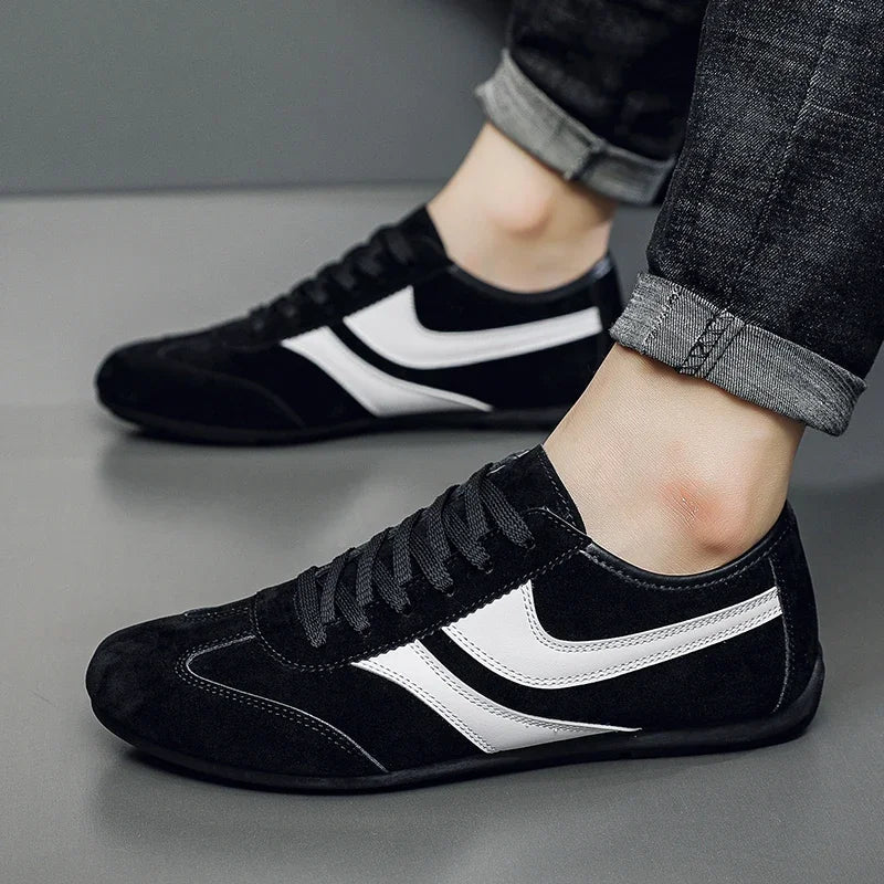 Men Casual Suede Sneakers | Comfortable | Non-Slip | Running Shoes | Breathable | Lightweight | Slip-On