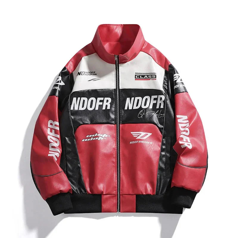 Men Bomber Jacket | Military Air Force Jacket | Windbreaker Red