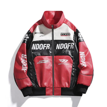 Men Bomber Jacket | Military Air Force Jacket | Windbreaker Red