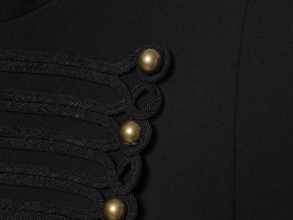 Women Napoleon  Jacket | Single Breasted  | Cropped Jacket | Short Coat
