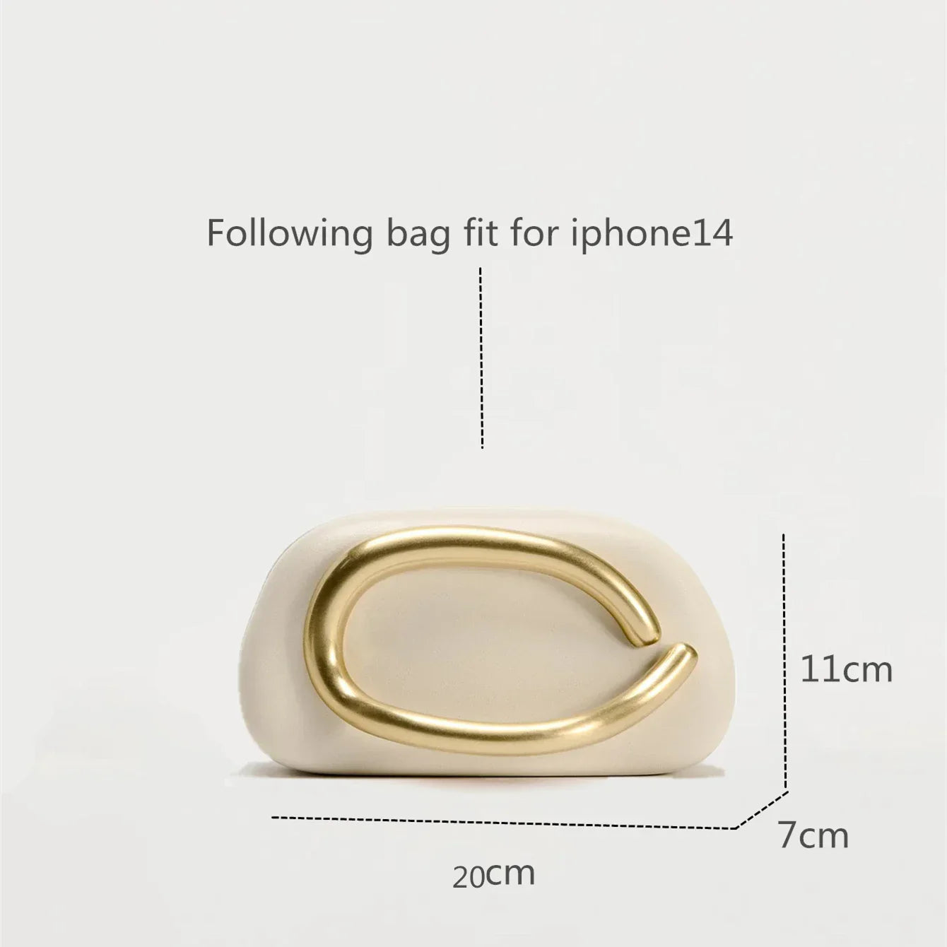 Women Gold Closure Box Clutch Bag | Party Clutch Beige