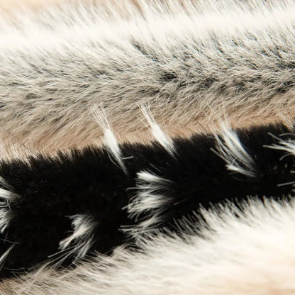 Women Fur Jacket | Short Coat | Elegant Fluffy Loose Jacket | Warm Long Sleeve Jackett | Fur Coat