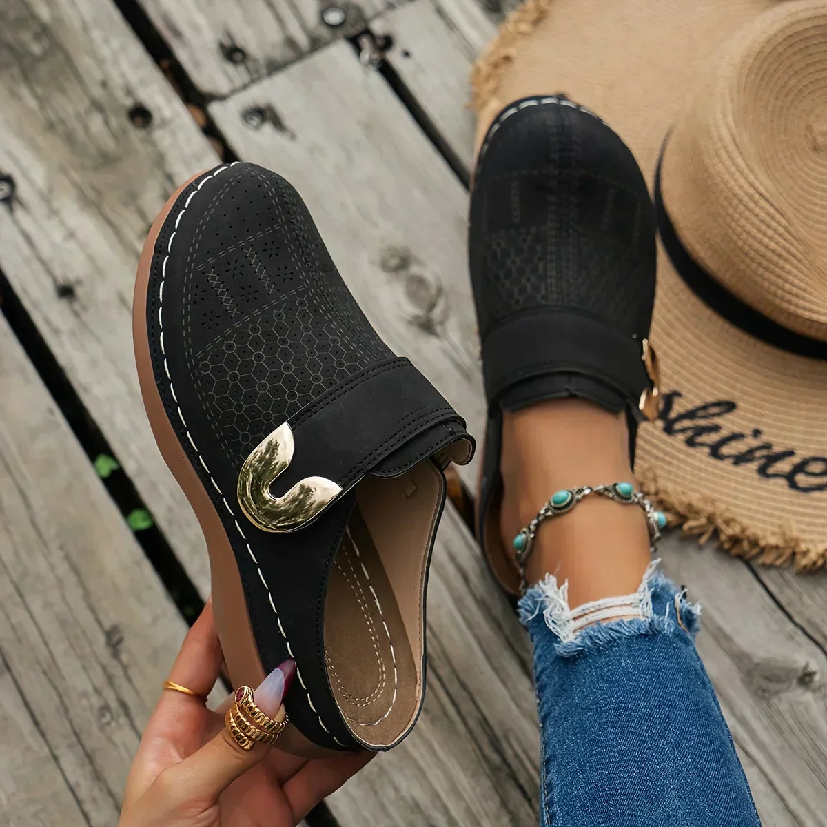 Ophelia | Women's Adjustable Wedge Sandals