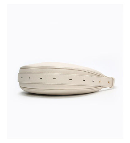 Women Shoulder Bag | Leather Crescent Underarm Bag | Minimalist Crossbody Bag