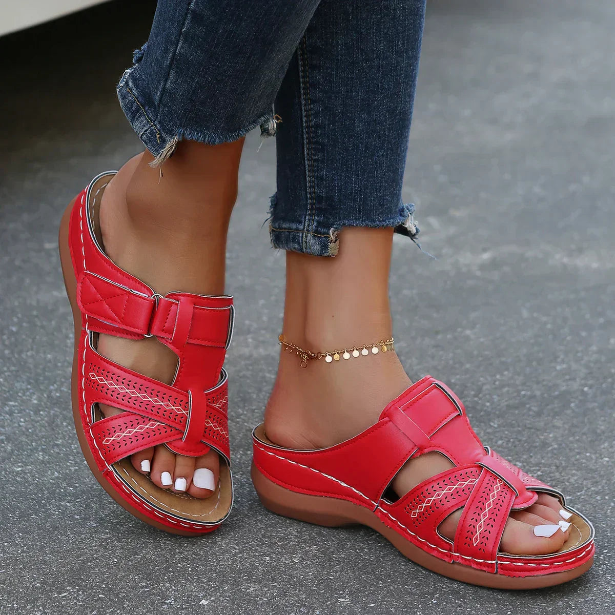 Skylark | Women's Orthopedic Cushioned Wedge Sandals