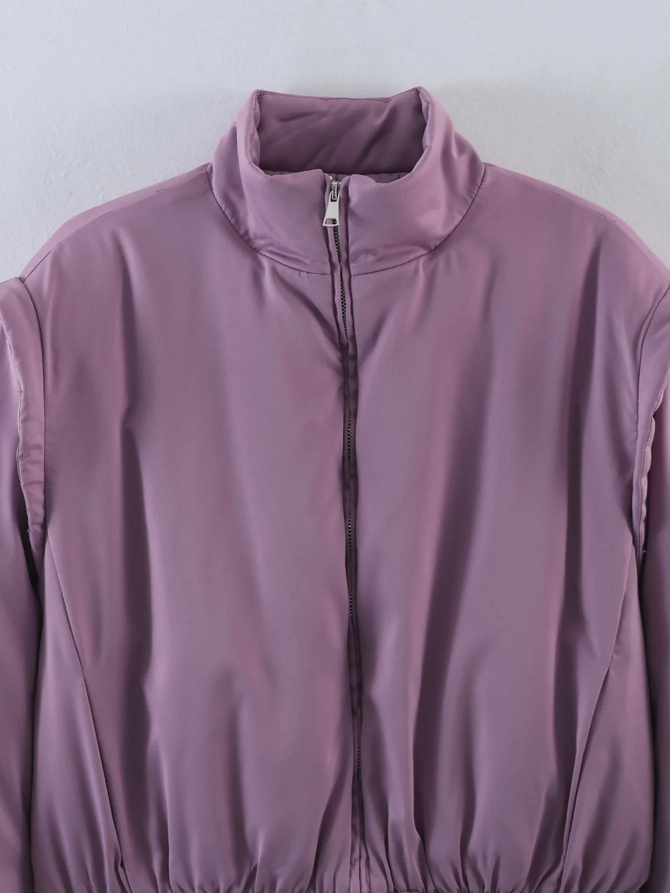 Women Puffer Jacket | Bomber Jacket | Short Jacket | Long Sleeve | Cropped