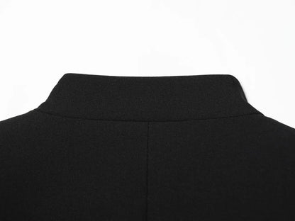 Women Napoleon  Jacket | Single Breasted  | Cropped Jacket | Short Coat
