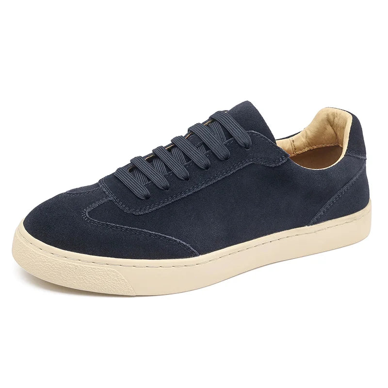 Men Leather Sneakers | Casual Shoes | Sports | Non-Slip Trainers