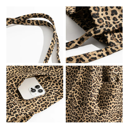 Women Large Leopard Tote Bag