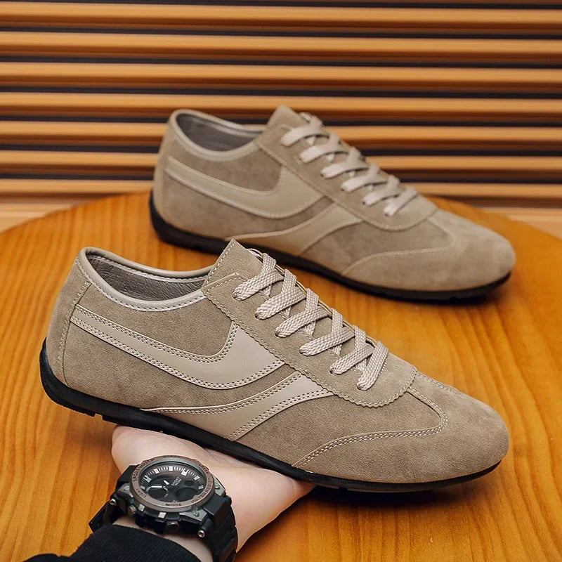 Men Casual Suede Sneakers | Comfortable | Non-Slip | Running Shoes | Breathable | Lightweight | Slip-On