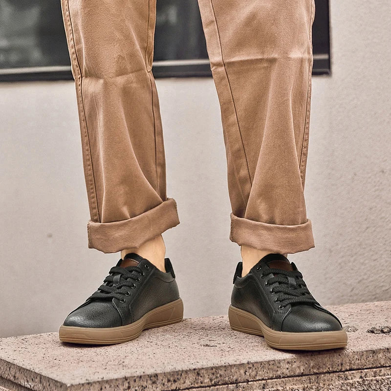 Men Genuine Leather Shoes | Casual Shoes | Sports Sneakers