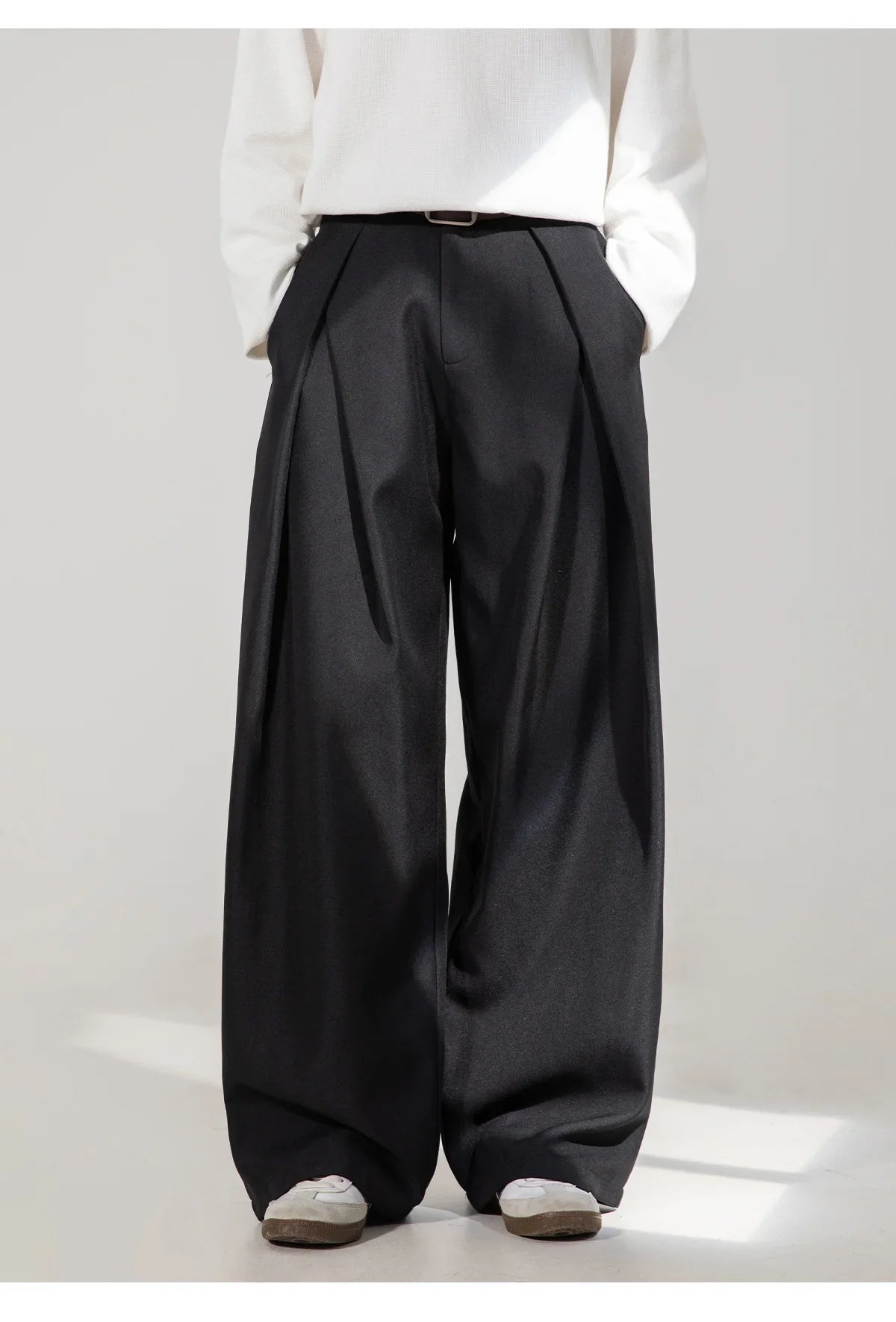 Men Dress Pants | Casual | Flare Trousers | Draped | Straight