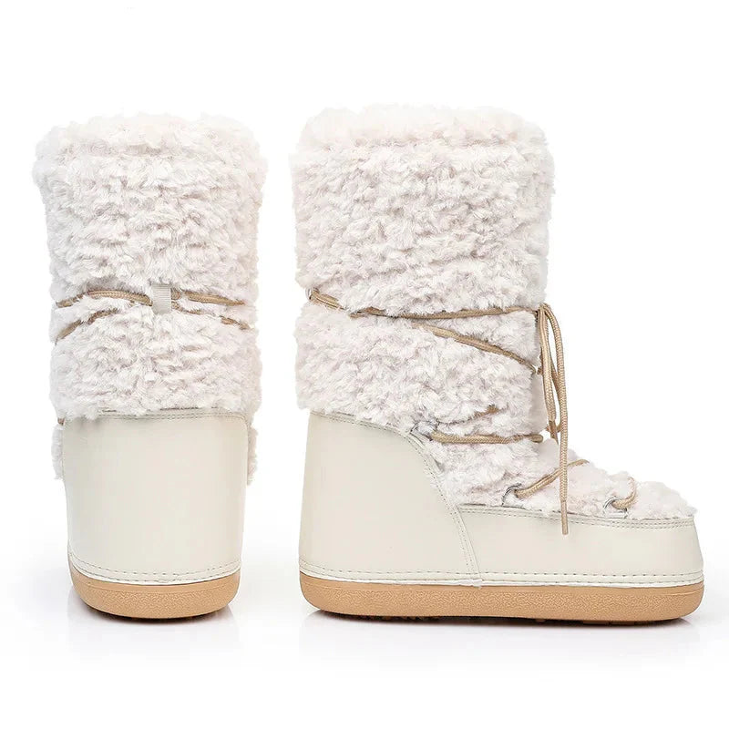 Women Snow Boots | Lamb Shoes | High Top Boots