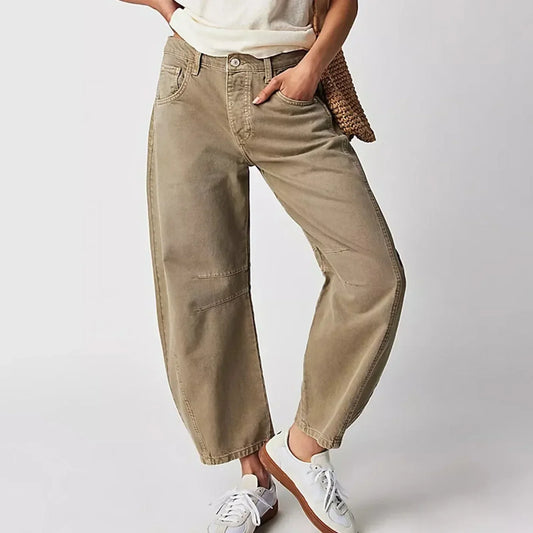 Harper | Women's Wide Leg Cropped Trousers