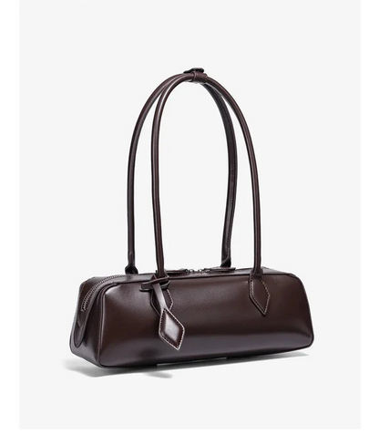 Women Leather Bag | Luxury Vintage | Long Shoulder Shopping Bag | Underarm Bag | Baguette