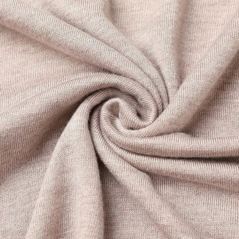 Men Pure Wool Sweater | Polo Knitted Pullover | Warm