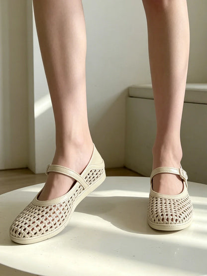 Women Mary Jane Jelly Sandals | Hollow | Breathable Jelly Shoes | Summer | Beach Shoes