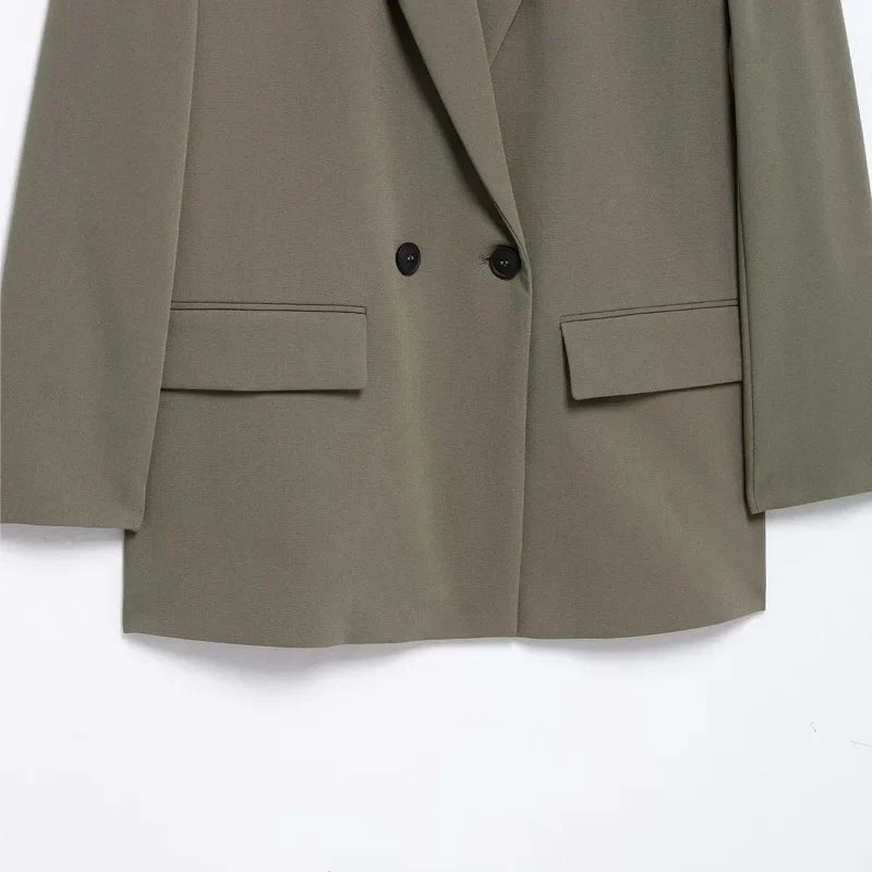 Women Oversized Blazer | Jacket | Office Casual Long Blazer | Spring | Long Sleeve