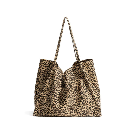 Women Large Leopard Tote Bag A