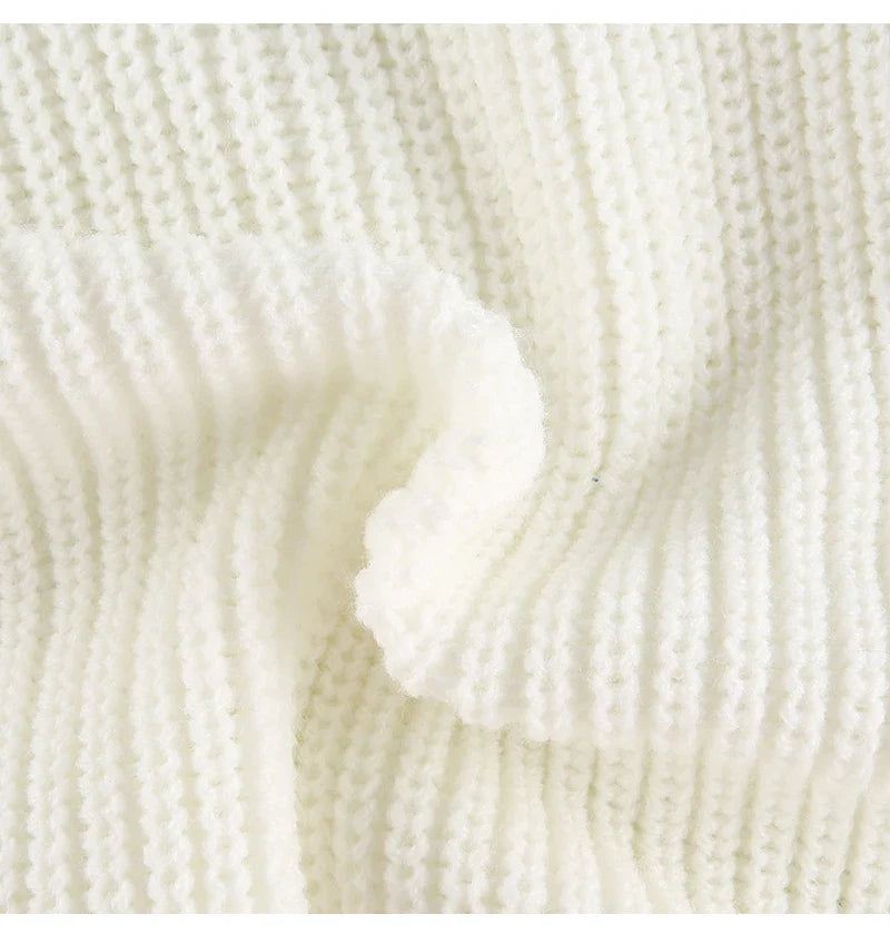Women Loose Sweater | Autumn | Knitted Pullover | Long Sleeve | V-Neck Knitted Sweater