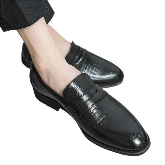 Men Loafers Slip On Classic British Style | Casual Dress Shoes | Leather Shoes | Boat Shoes